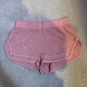 Salmon colored shorts